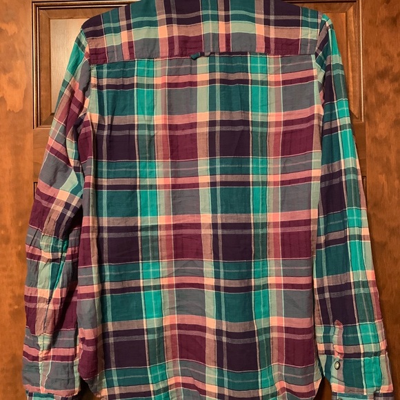 Buckle Plaid Long Sleeve - Picture 2 of 3